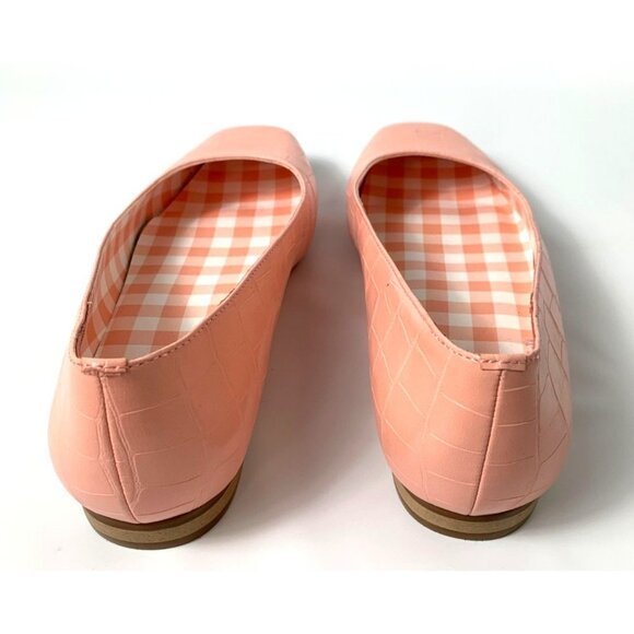 NWOB Coucou Suzette X Bocage Pink Embossed Ballet Flats Size 38 - Picture 4 of 10